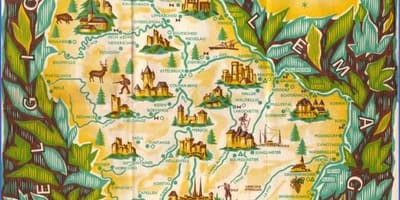 Mapa de Luxemburgo turismo